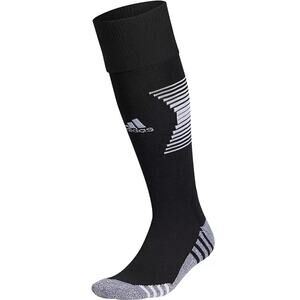 Adidas Soccer Team Speed Black Cushioned Socks Size Men's 5-8.5 Women's 7-10 NEW